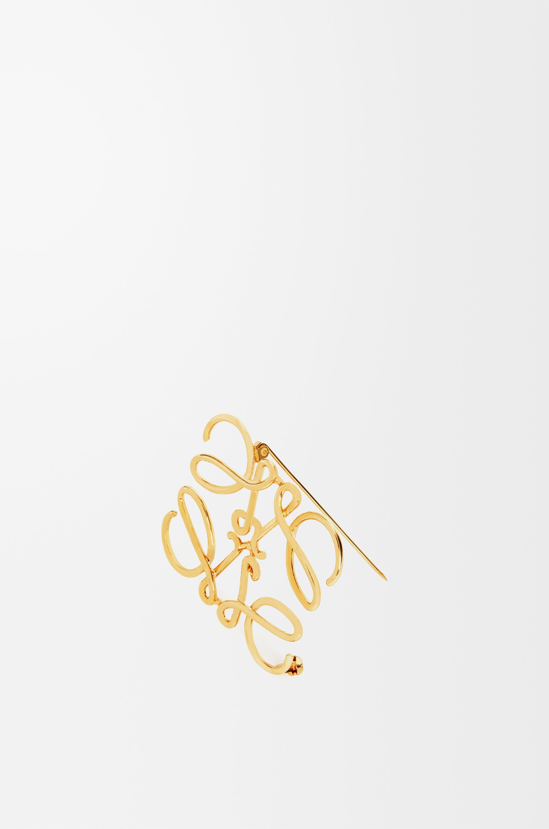 Anagram brooch in metal - 2