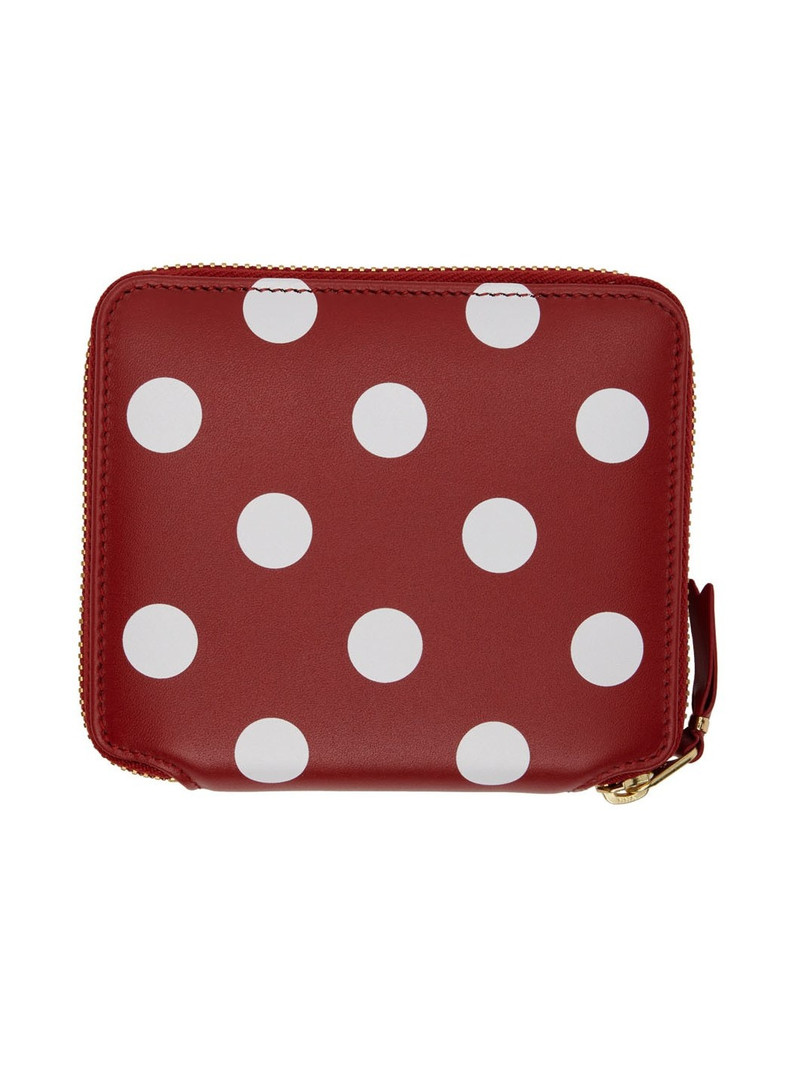 Comme Des Garçons Red Dots Zip Wallet outlook