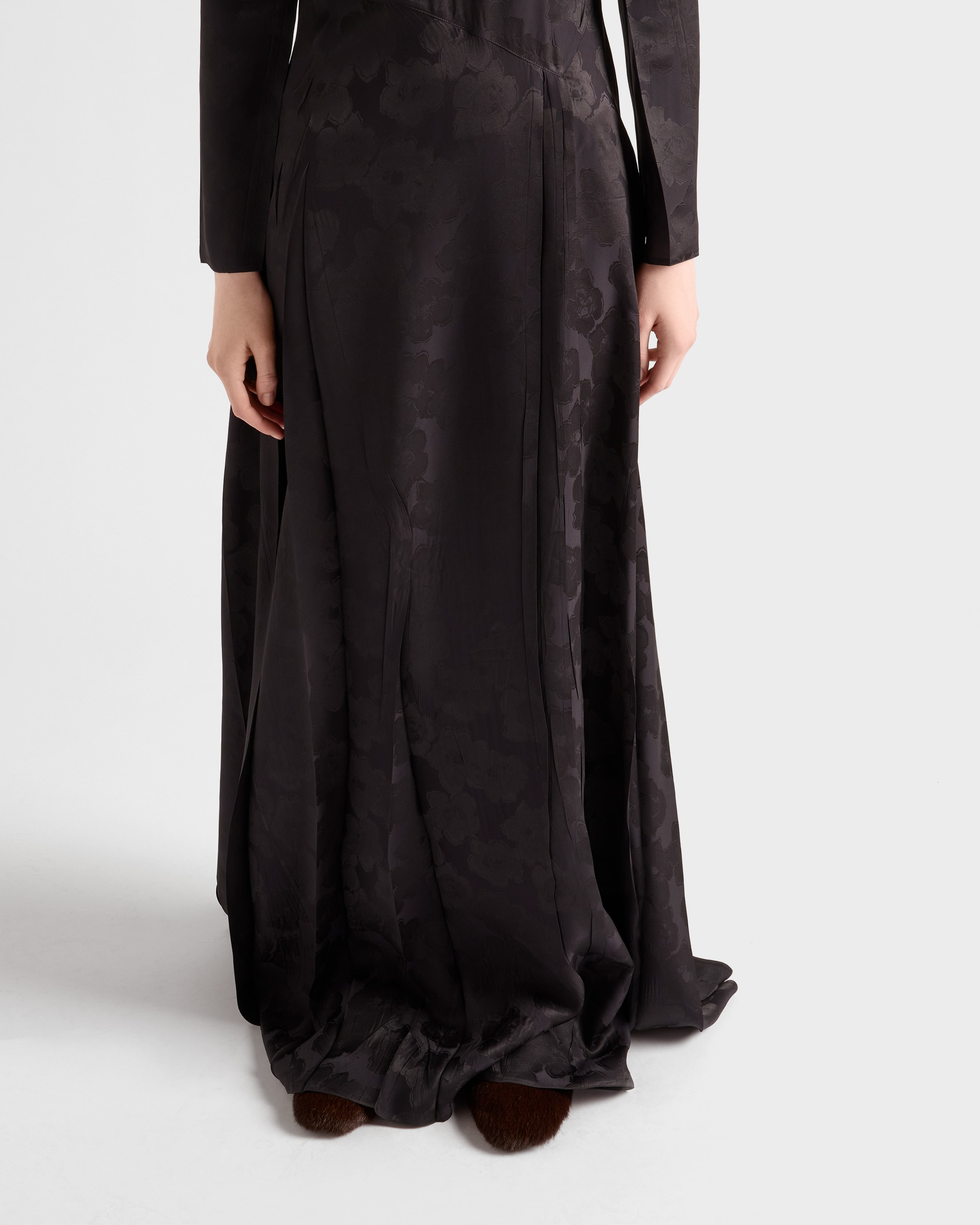 Long primula jacquard dress - 3