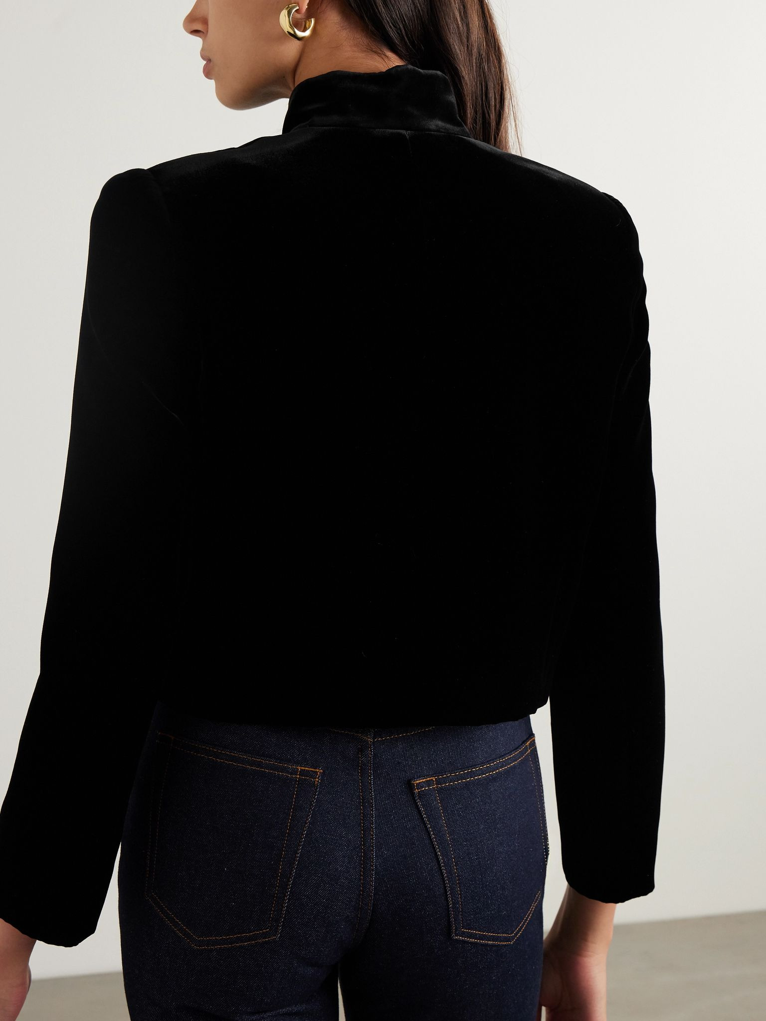 Stephanie velvet jacket Black - 3