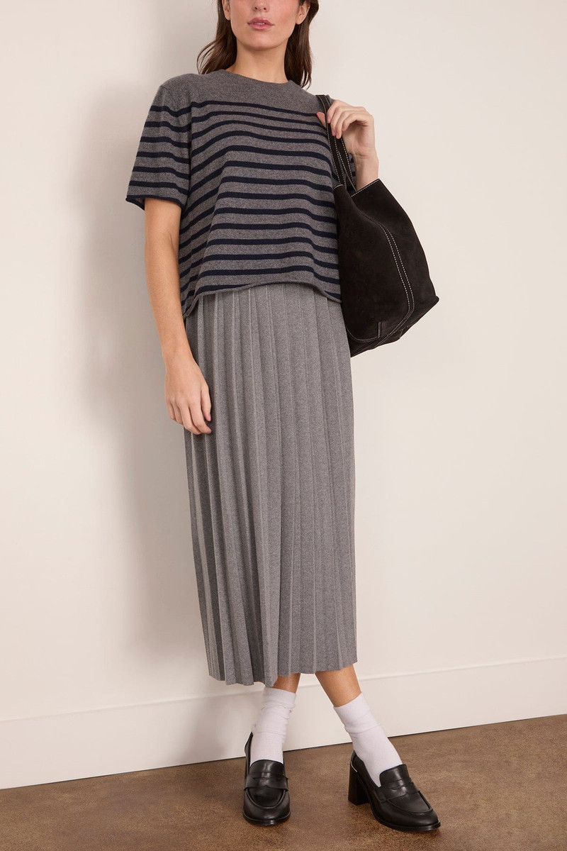 LISA YANG Minda Skirt in Deep Cloud outlook