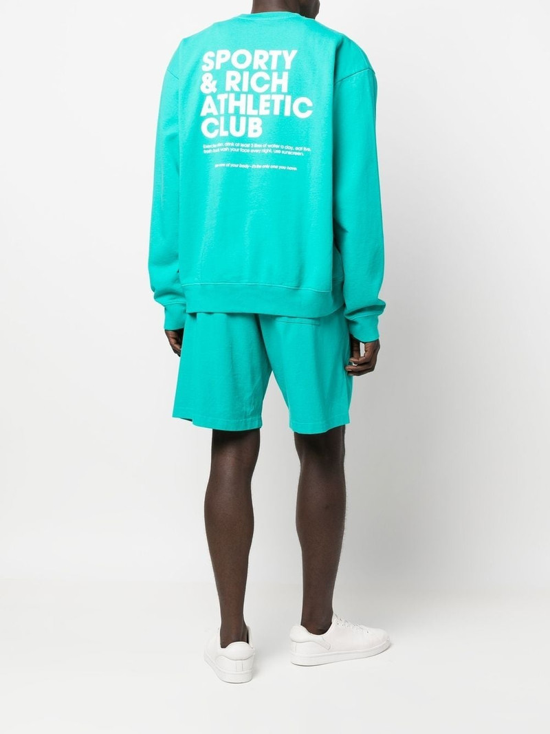 Sporty & Rich logo-print sweatshirt outlook