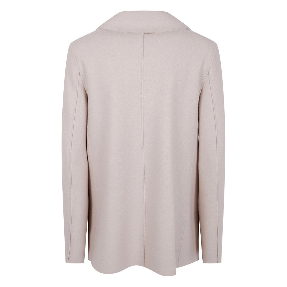 Harris Wharf London Neutrals Coats - Double Breasted & Peacoats Women - 2