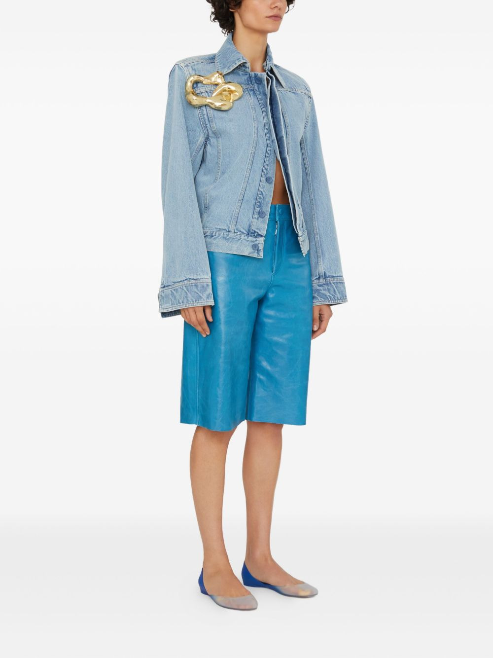 Corsage denim jacket - 3