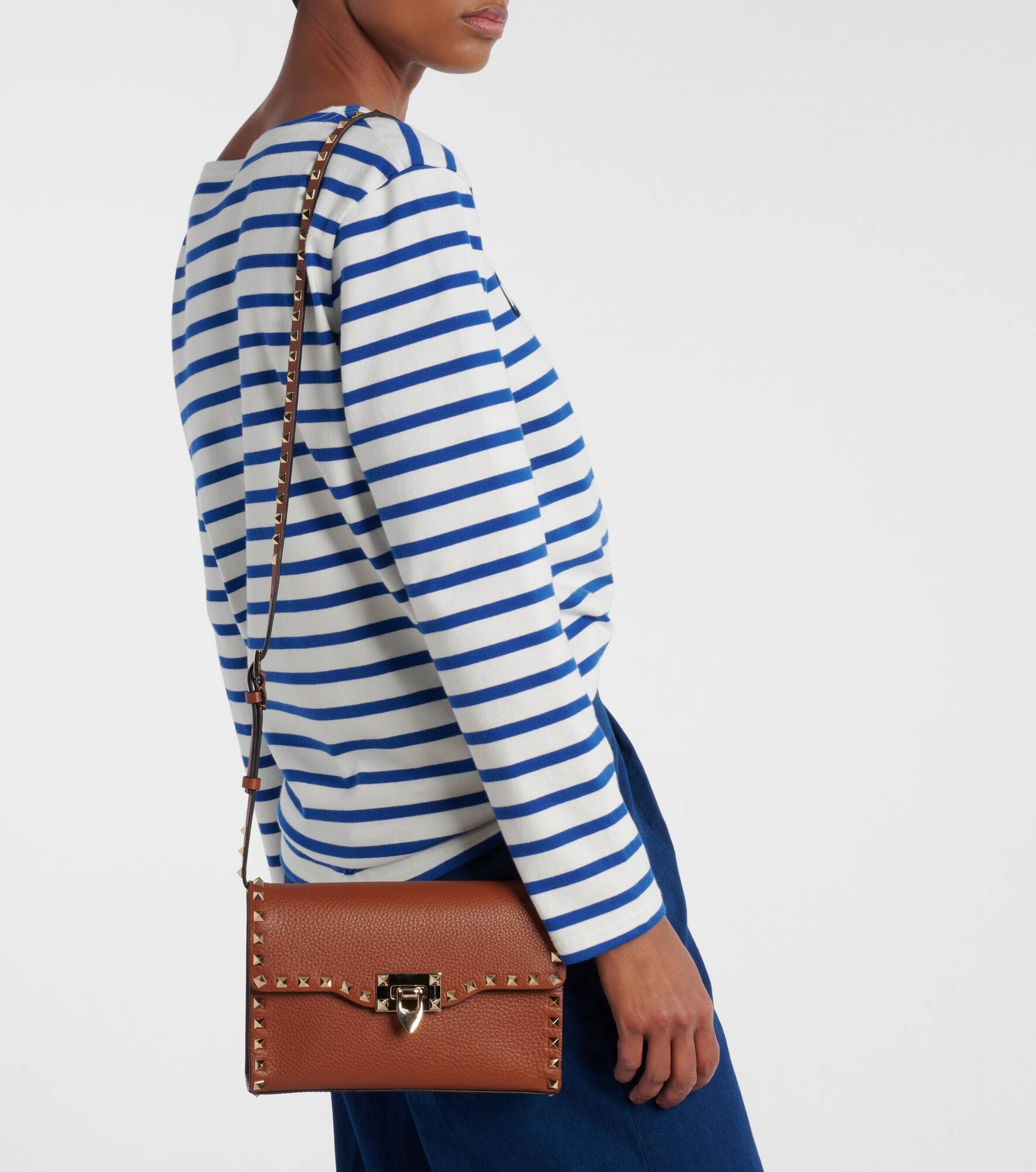 Rockstud Small leather crossbody bag - 7