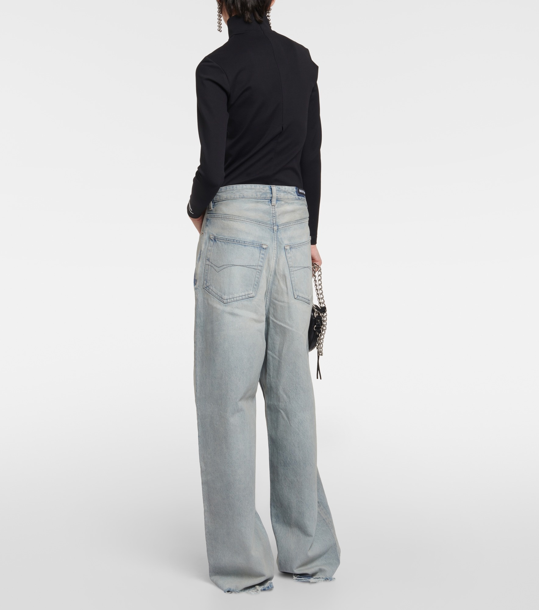 High-rise wide-leg jeans - 3