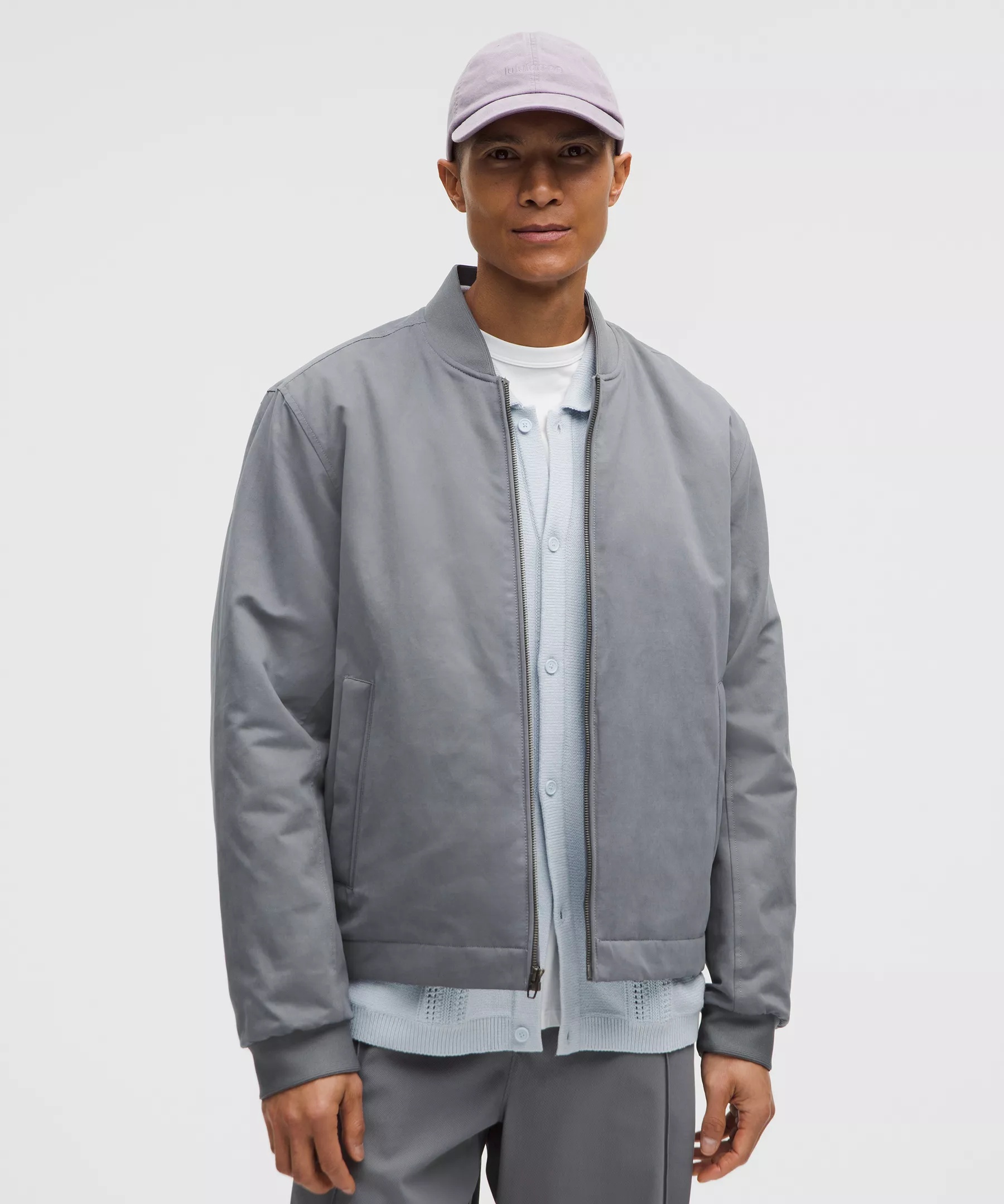 Insulated Cotton-Blend Bomber Jacket - 1