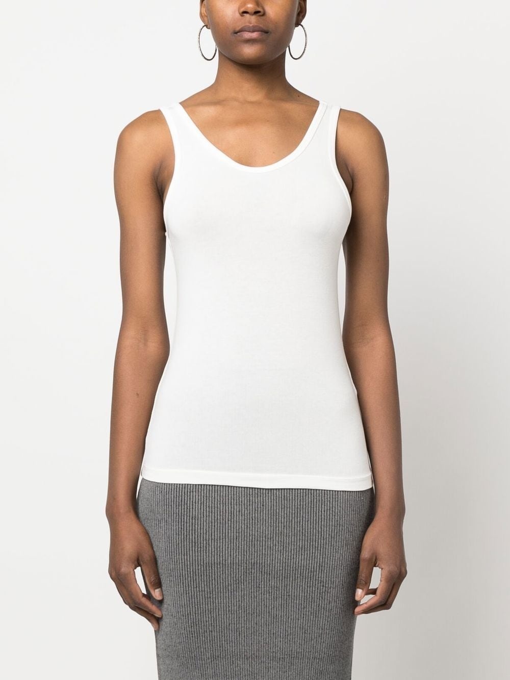 scoop- neck sleeveless top - 3