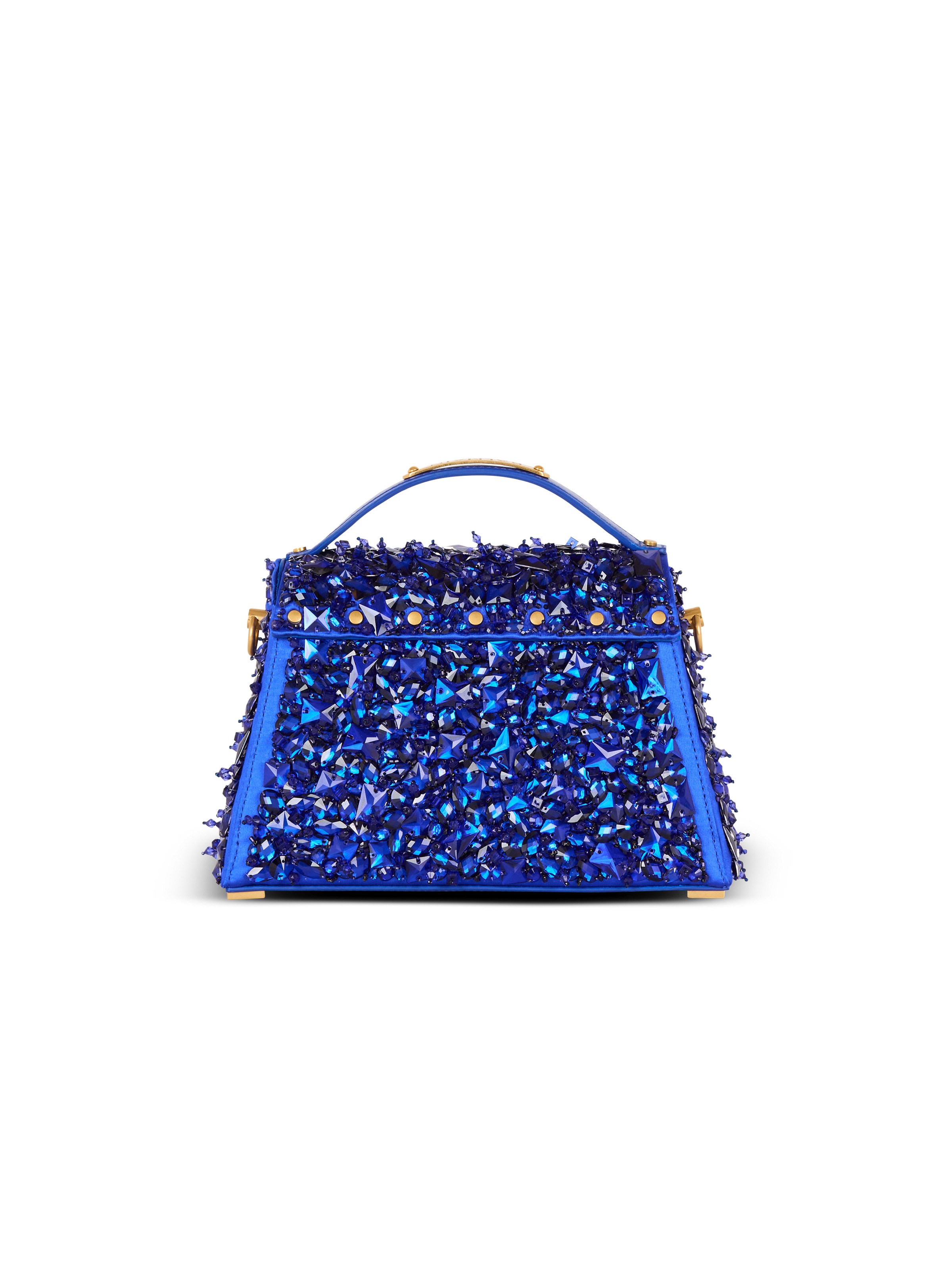 B-Buzz Dynasty bag in leather and embroidered satin - 4