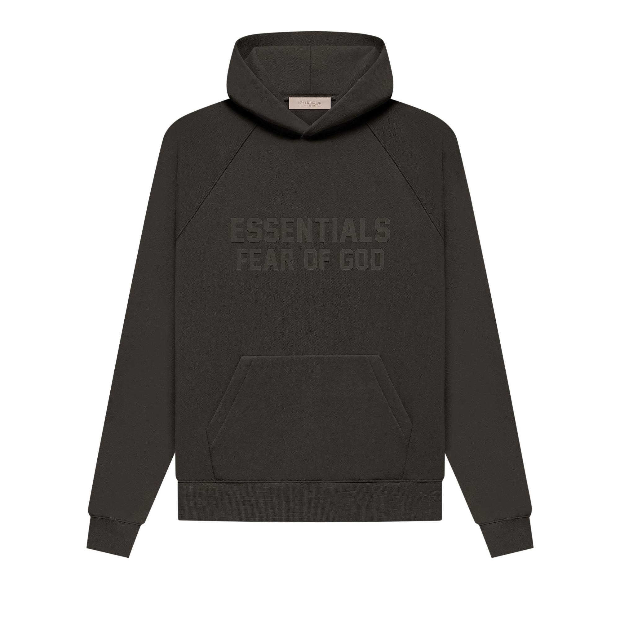 Fear of God Essentials Hoodie 'Off Black' - 1