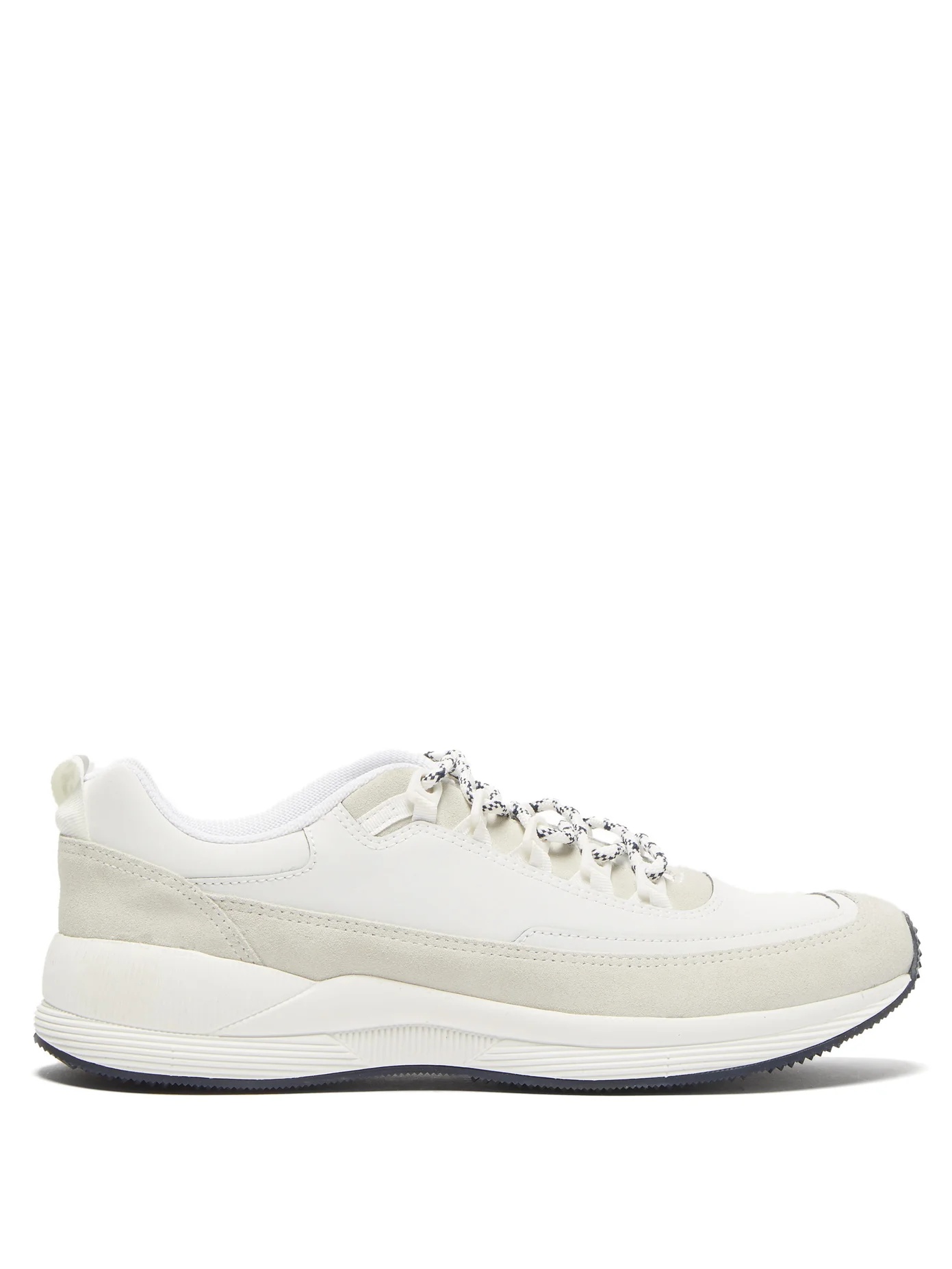 Jay reflective suede-trimmed trainers - 1