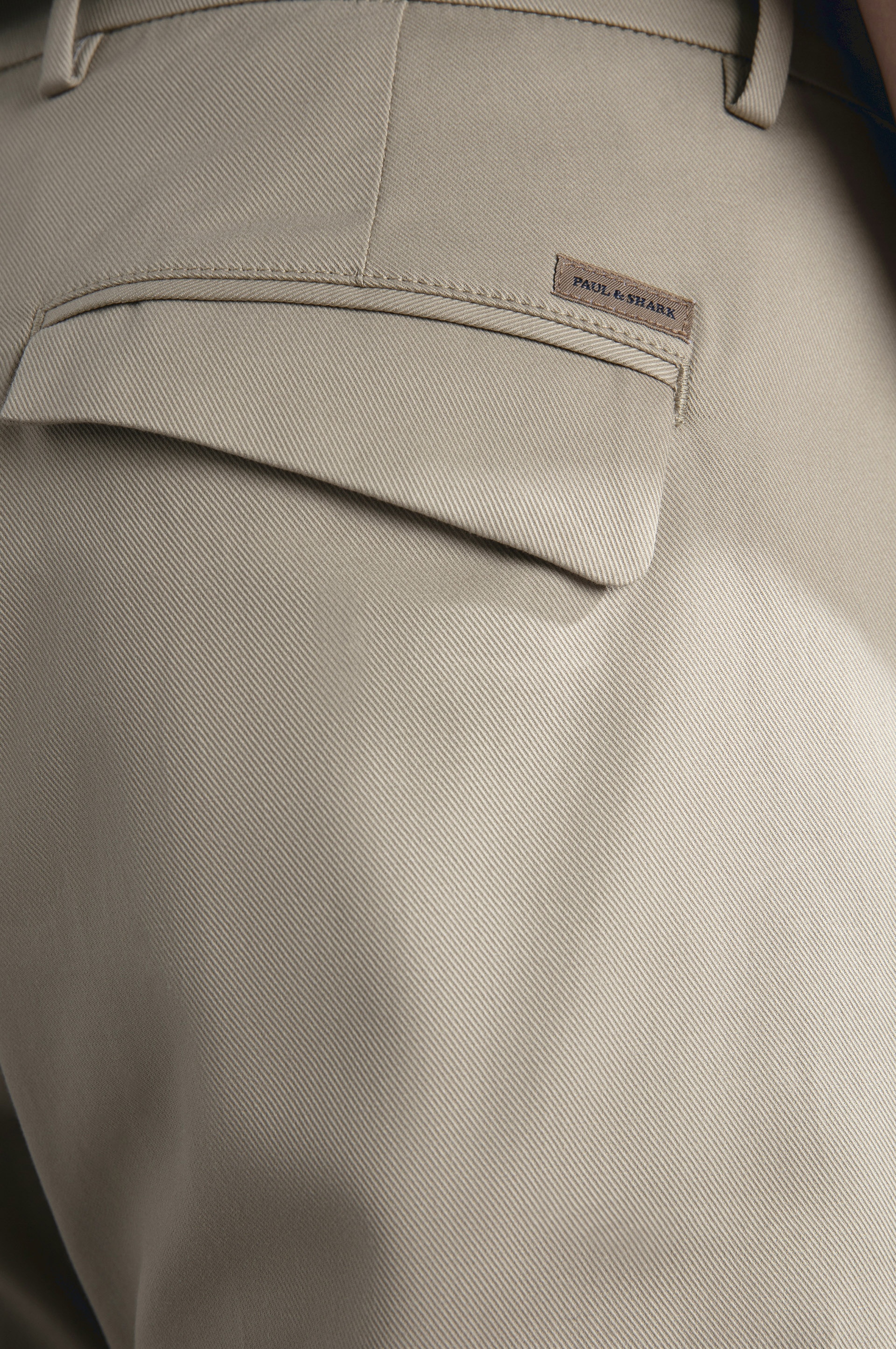 COTTON STRETCH CHINO TROUSERS - 4
