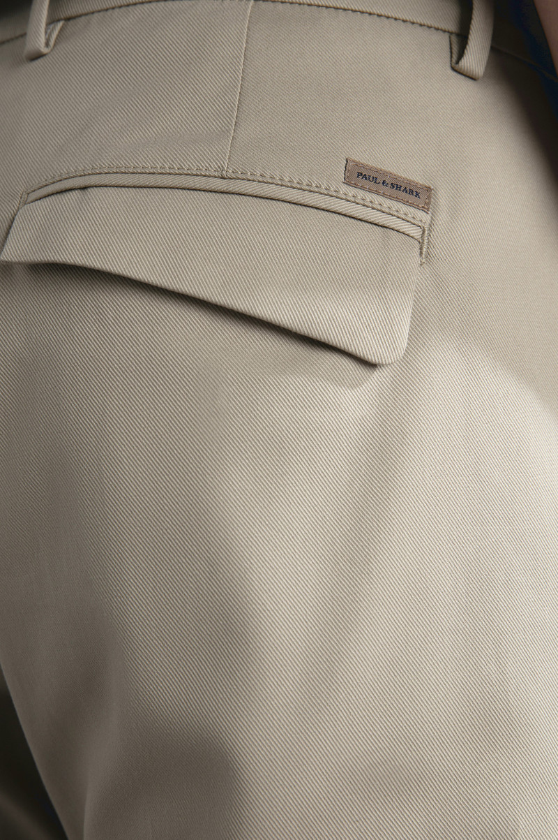 COTTON STRETCH CHINO TROUSERS 4