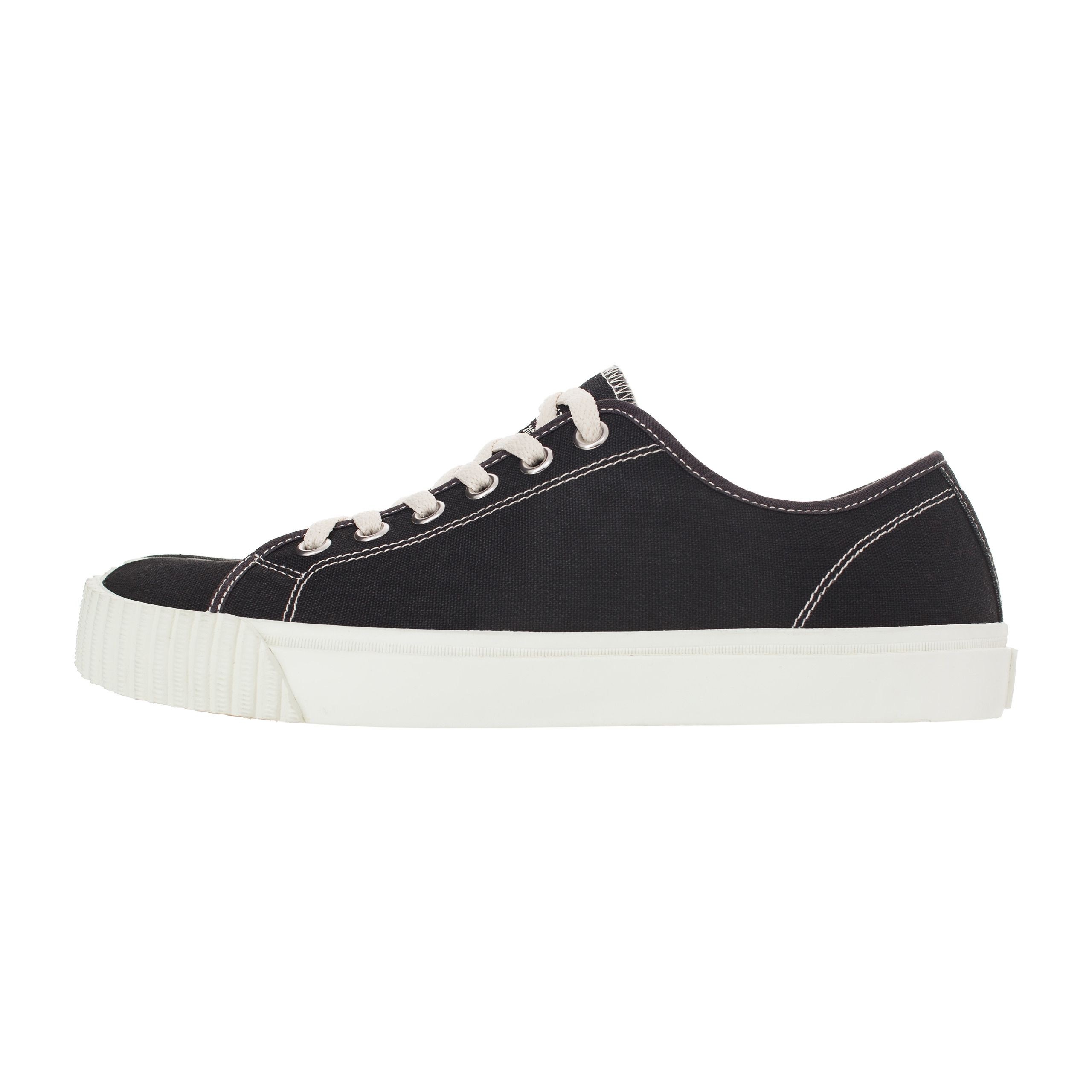 BLACK TABI SNEAKERS - 4