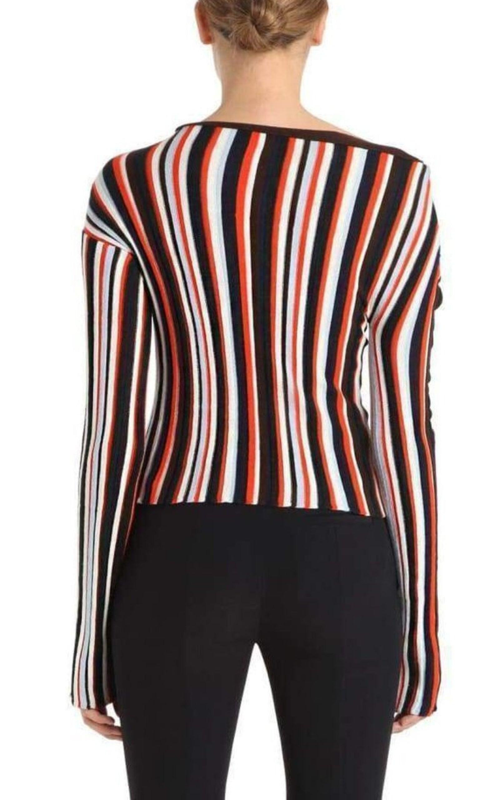 La Maille Striped Wool Knit Top - 3