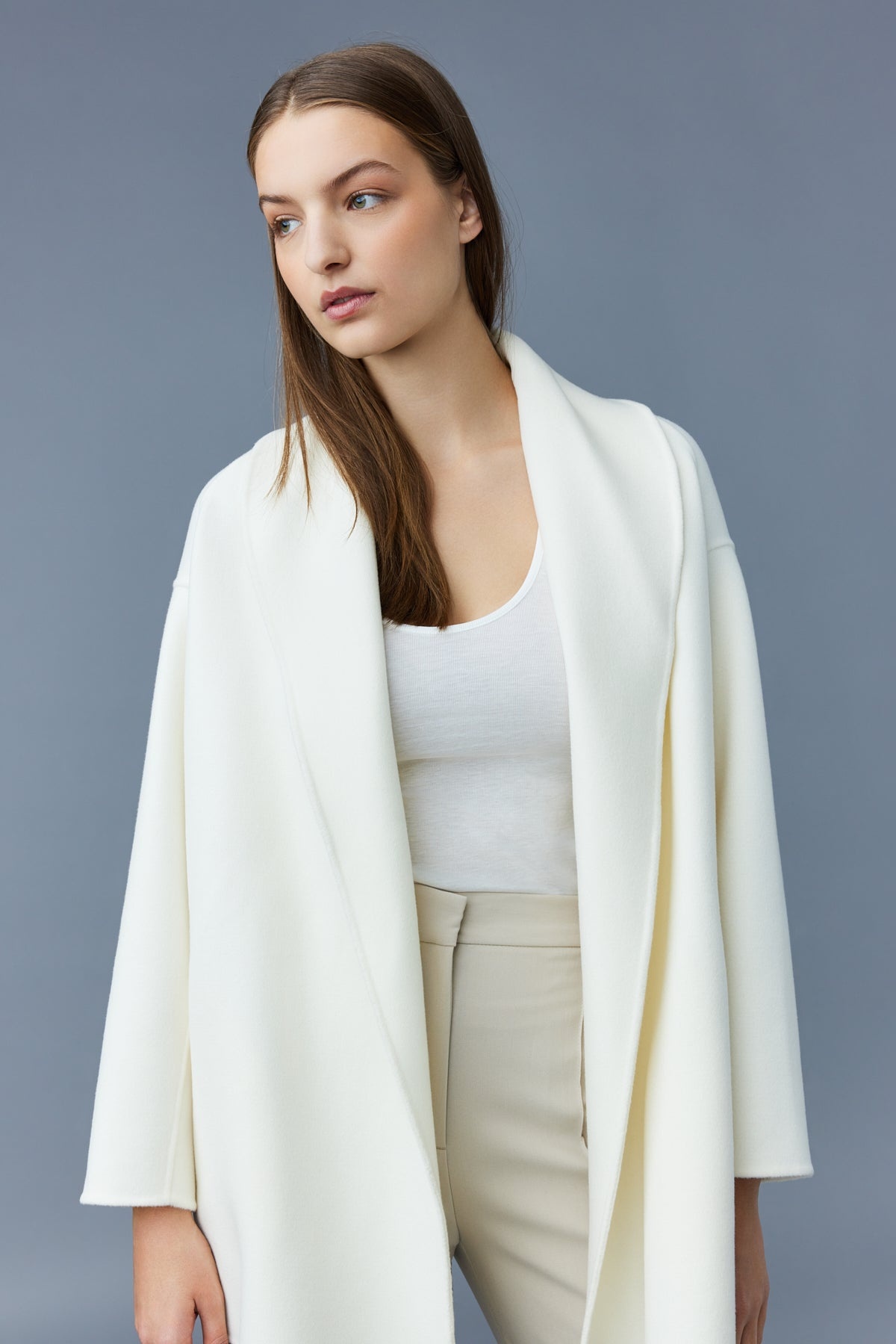 TYRA Double-Face wool robe jacket - 5
