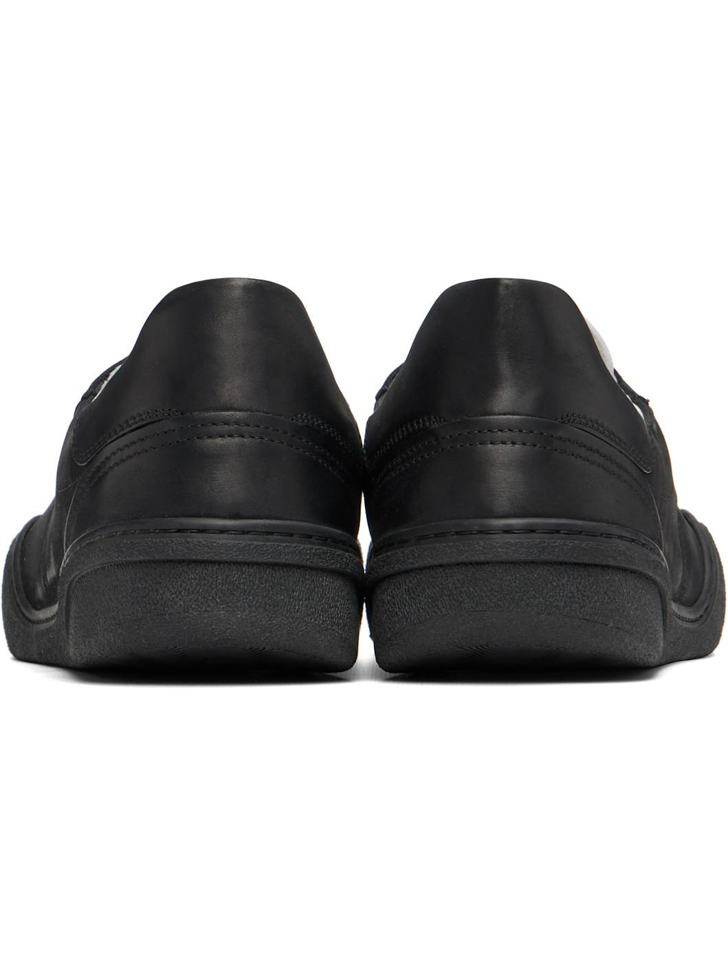Black Lace-Up Sneakers - 2