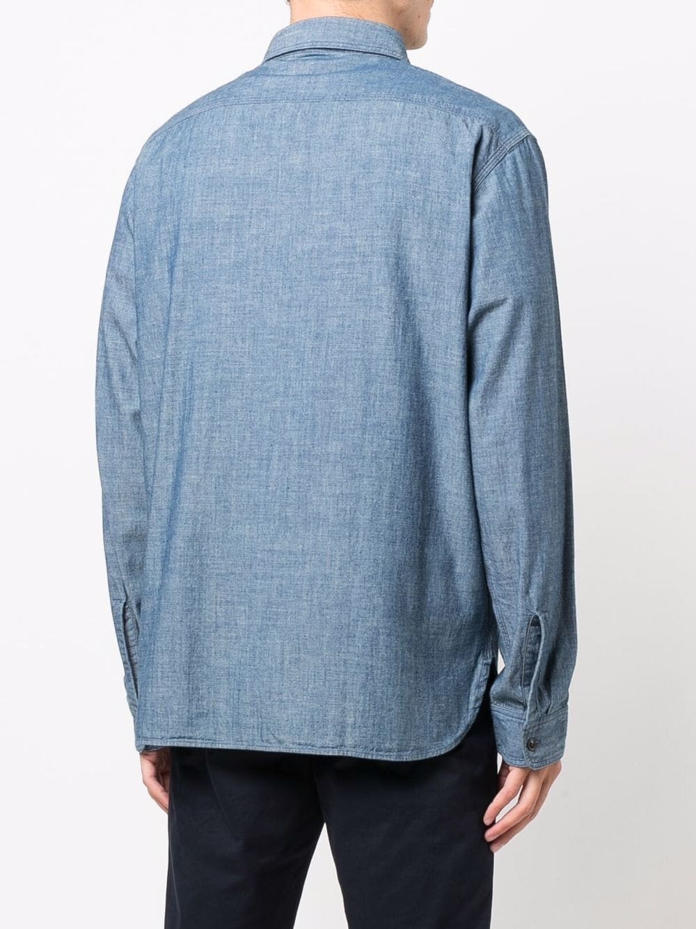 button-down denim shirt - 4
