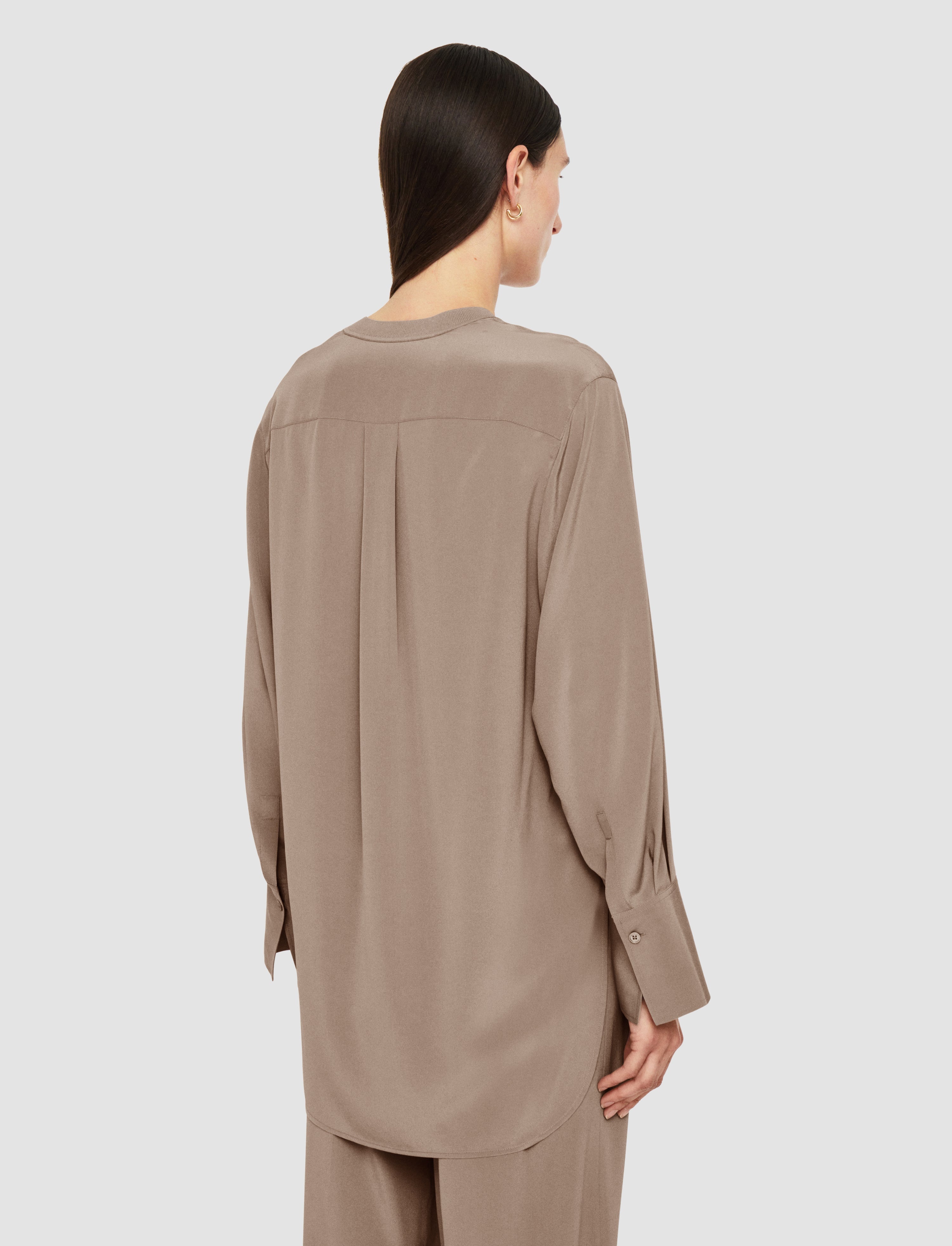 Miller Crepe de Soie Silk Blouse - 4
