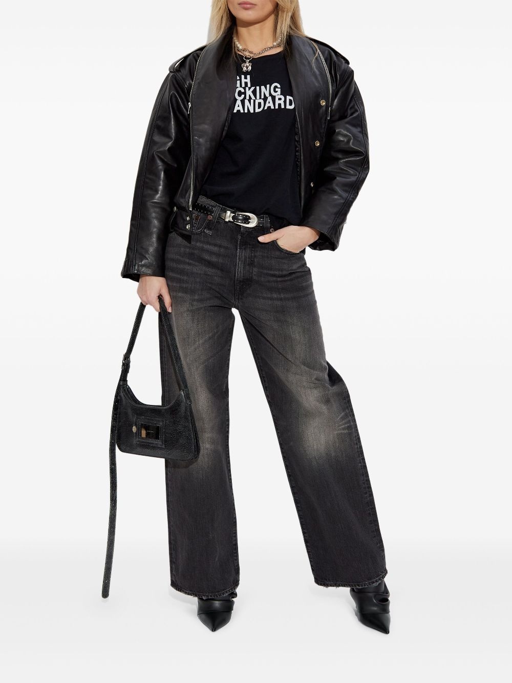 Motorcycle zip-collar jacket - 2