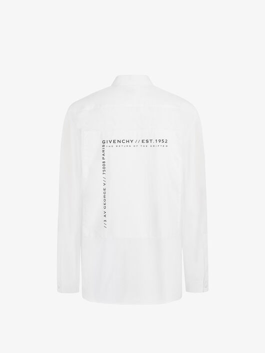 GIVENCHY PATCH SHIRT IN COTTON - 5