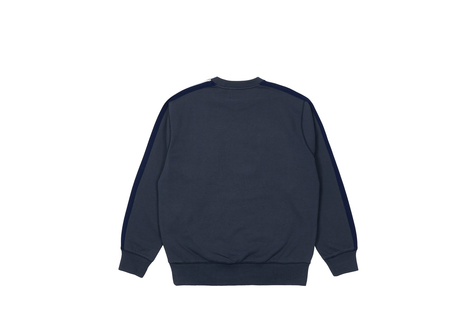 PALACE FLAG STRIPE CREW NAVY | REVERSIBLE