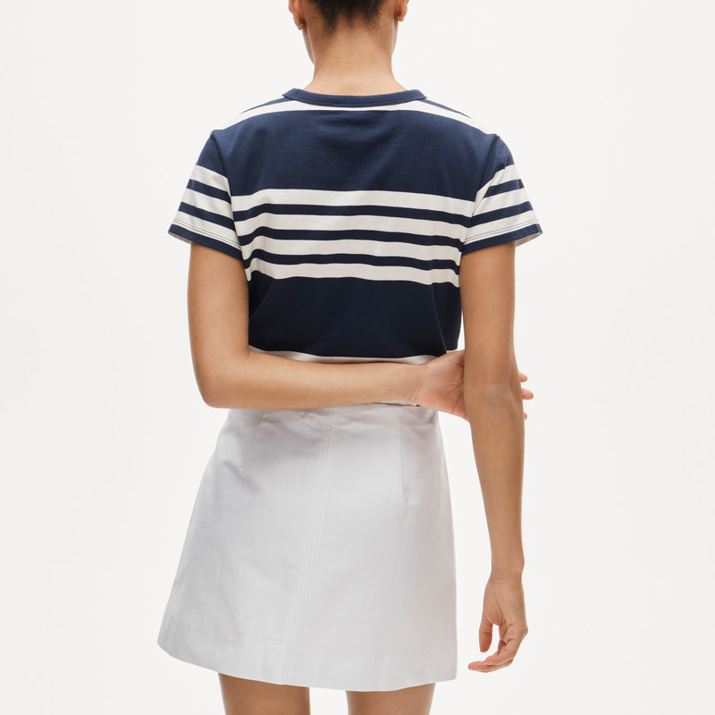 Fairfax mini skirt in double cotton poplin 4