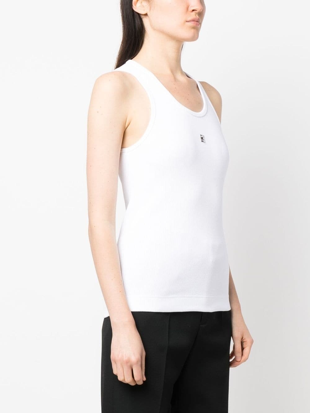 4G-logo plaque sleeveless top - 3