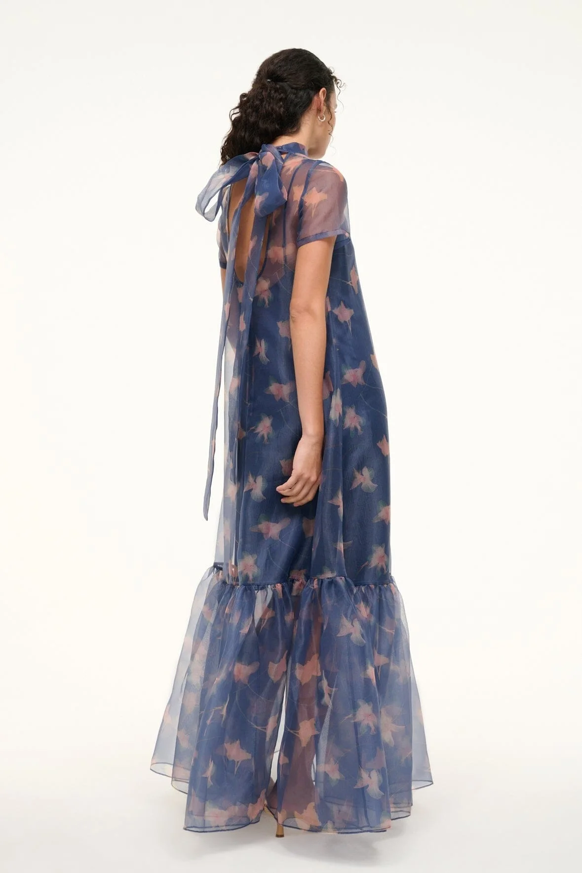 STAUD STAUD CALLUNA DRESS BOTANICAL NAVY - R25S2314OP-LAPF | REVERSIBLE