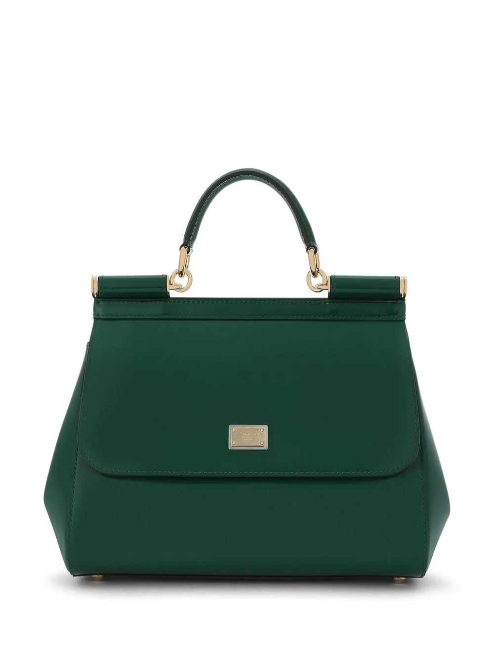 Sicily patent-leather tote bag - 1