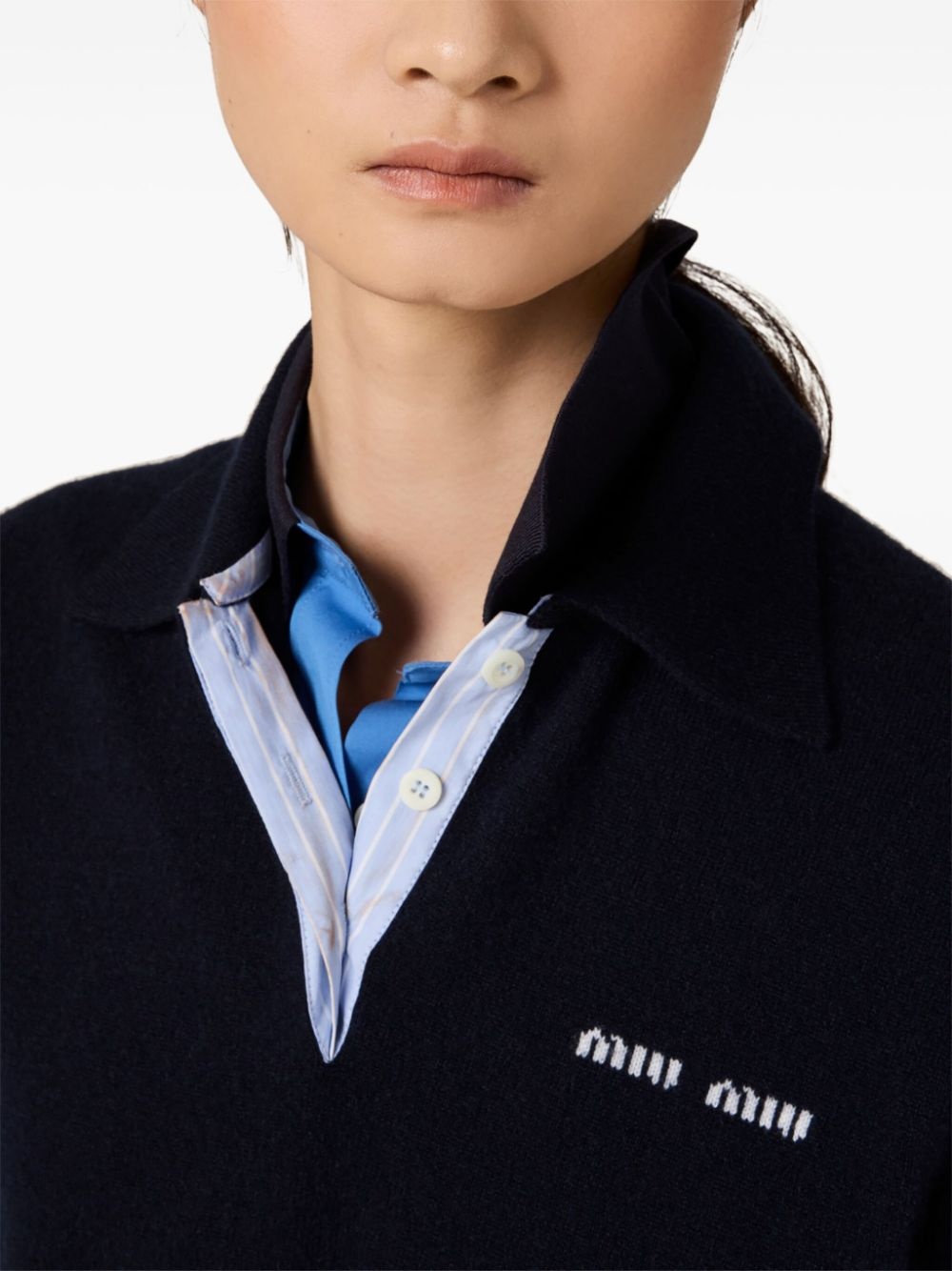 cashmere polo shirt - 4