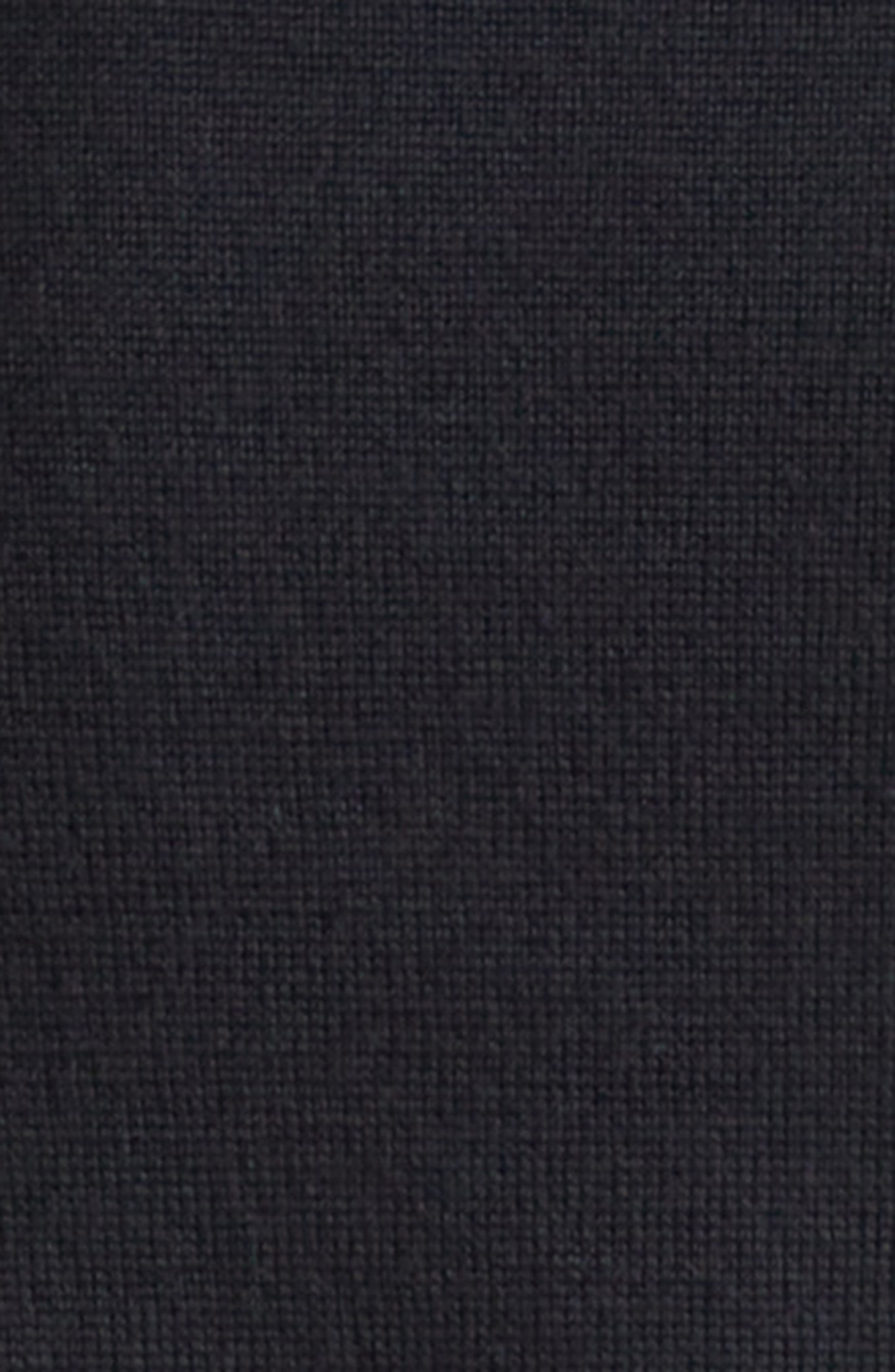 AMI PARIS Ami De Coeur Merino Wool Turtleneck Sweater in Noir/Rouge at Nordstrom - 6