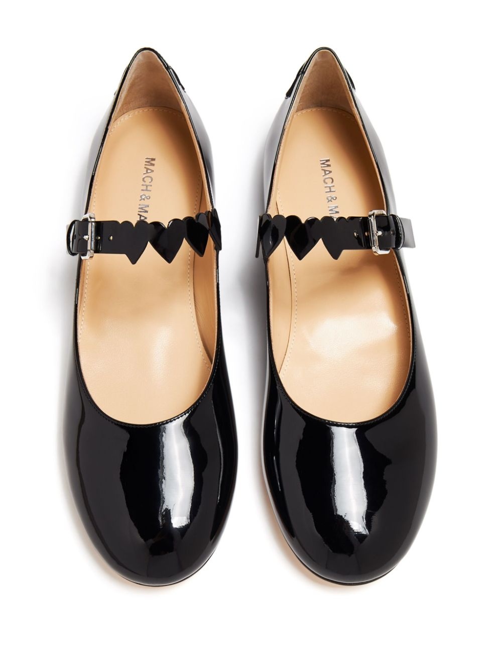 patent leather ballerina shoes - 3