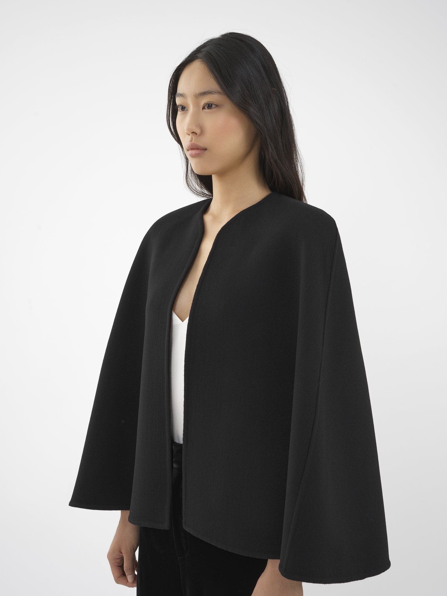 OPEN-FRONT SHORT CLOAK - 4