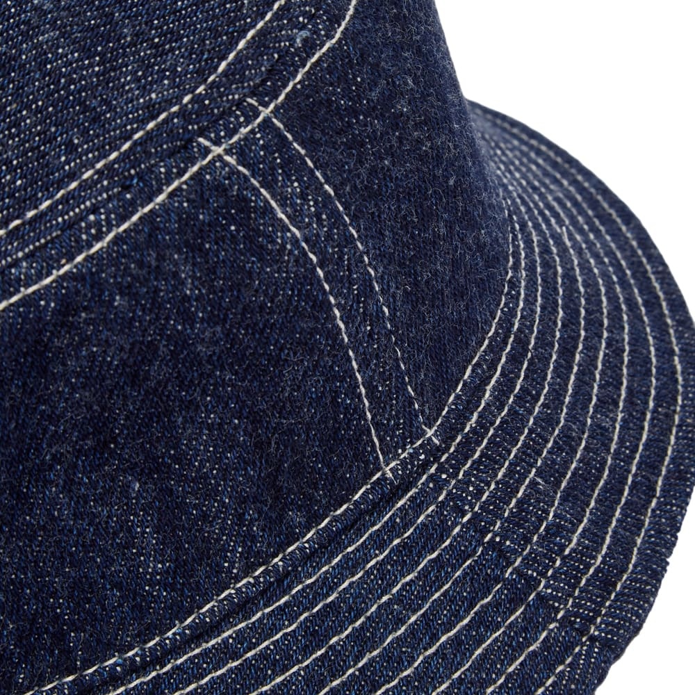 Nigel Cabourn Lybro Denim Bucket Hat - 2