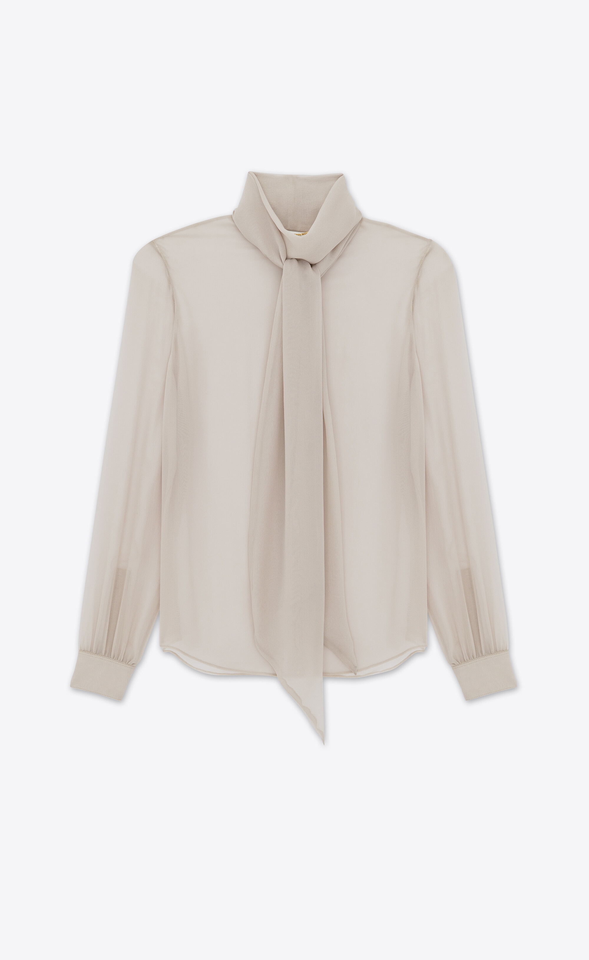 blouse in silk muslin crepe - 2