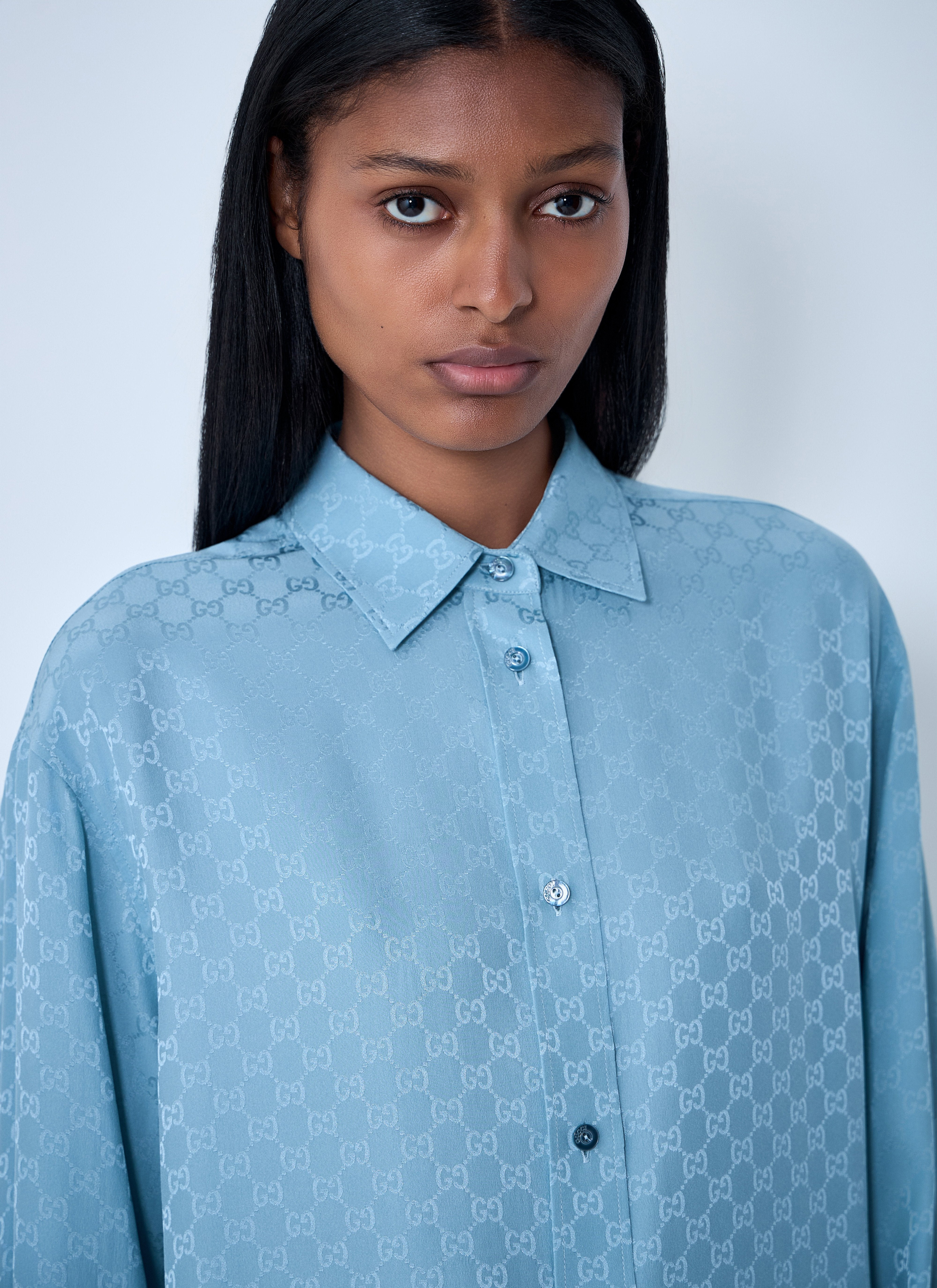 Gucci Women Monogram Shirt - 5