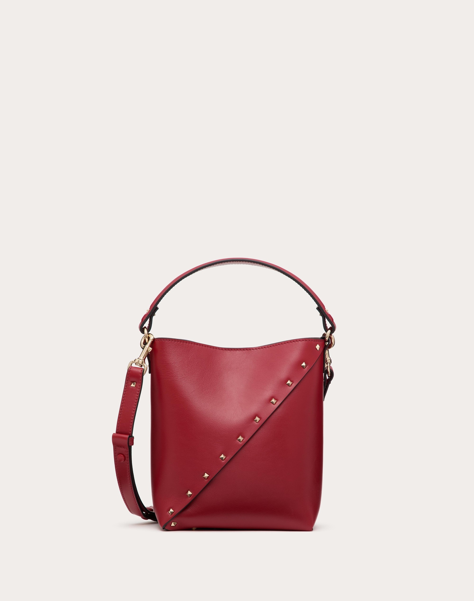 VALENTINO GARAVANI VALENTINO GARAVANI ROCKSTUD WISPY CALFSKIN BUCKET BAG - 1