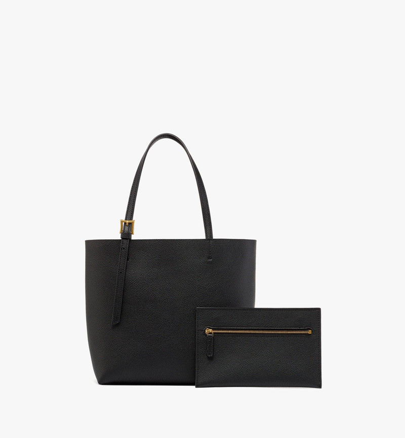 Himmel Shopper in Embossed Logo Leather 5