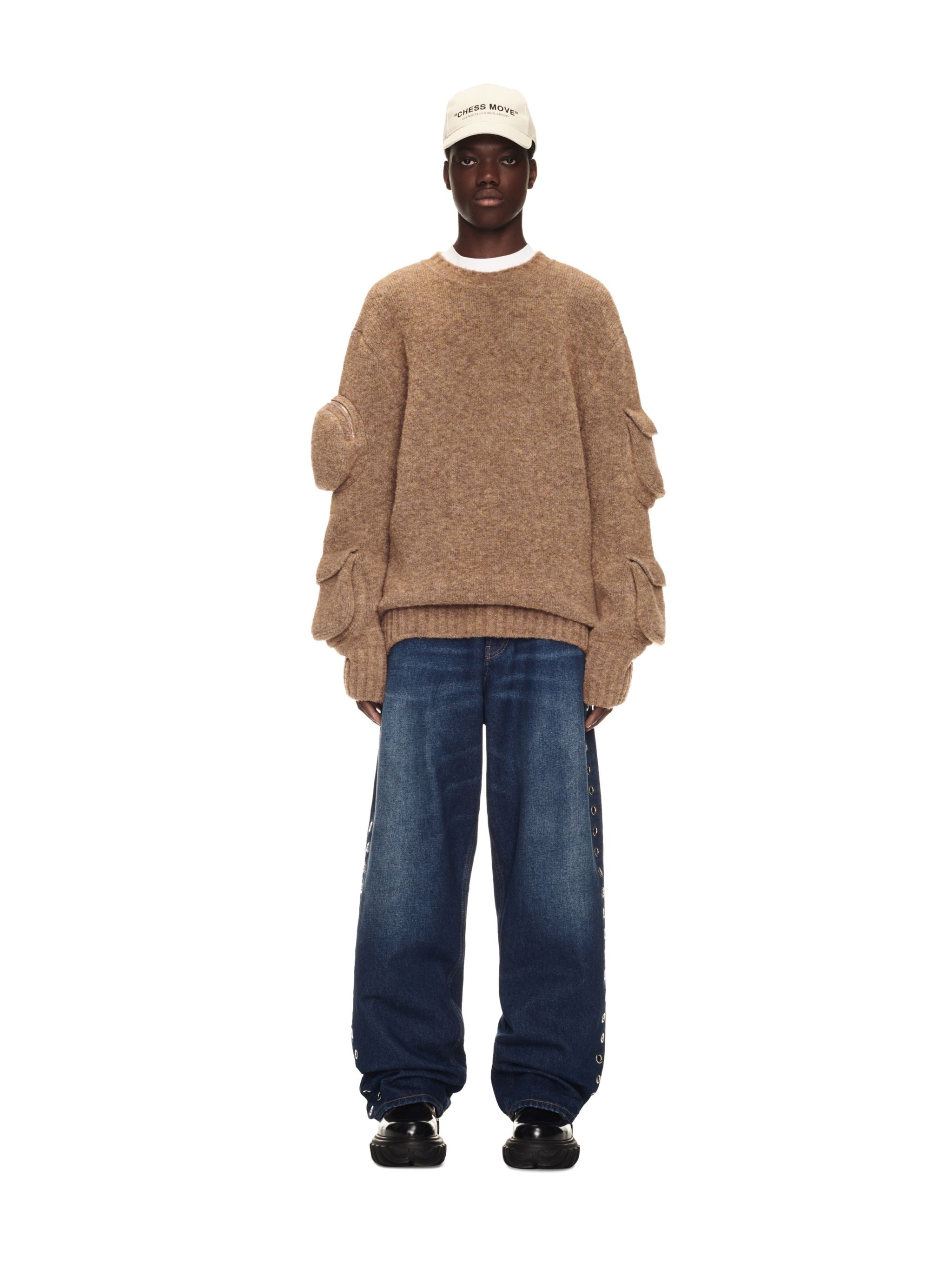 Eyelet Loose Jeans - 2