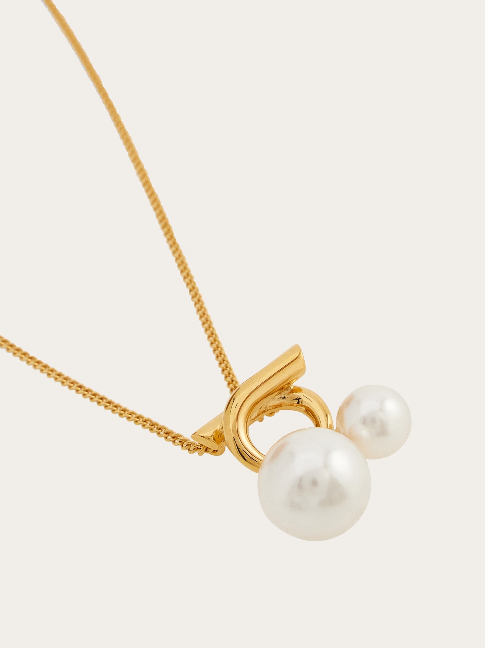 Double pearl necklace - 2