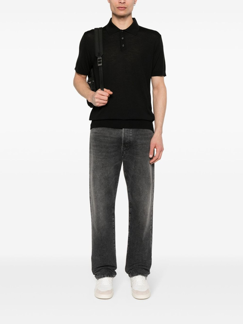 Golden Goose fine-knit polo shirt outlook