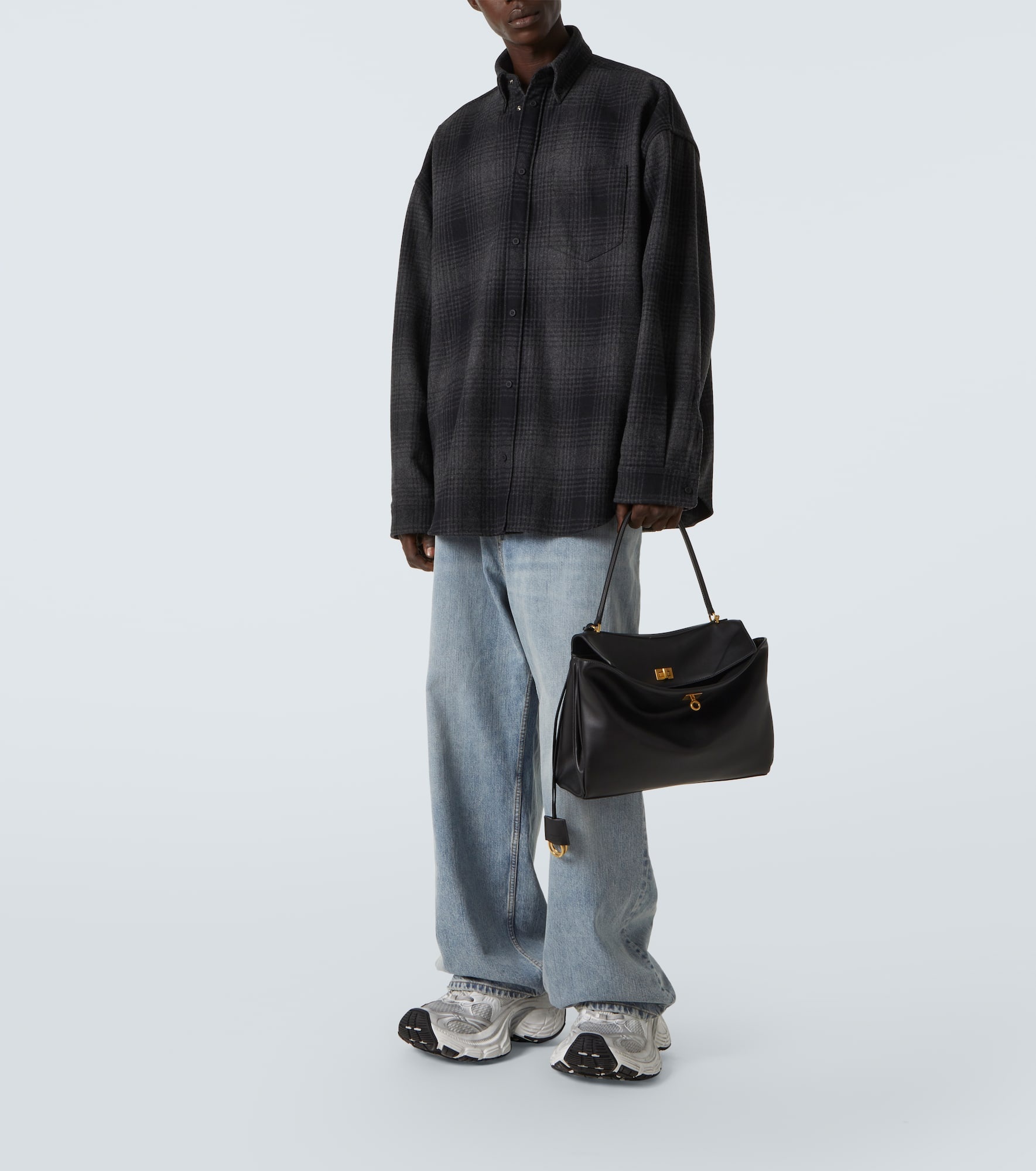 Rodeo Medium leather tote bag - 7