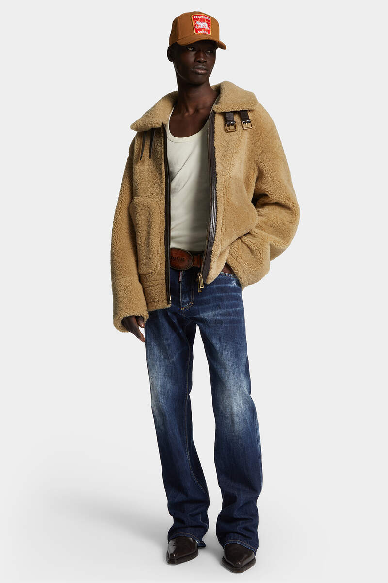 SHEARLING AVIATOR JACKET - 7