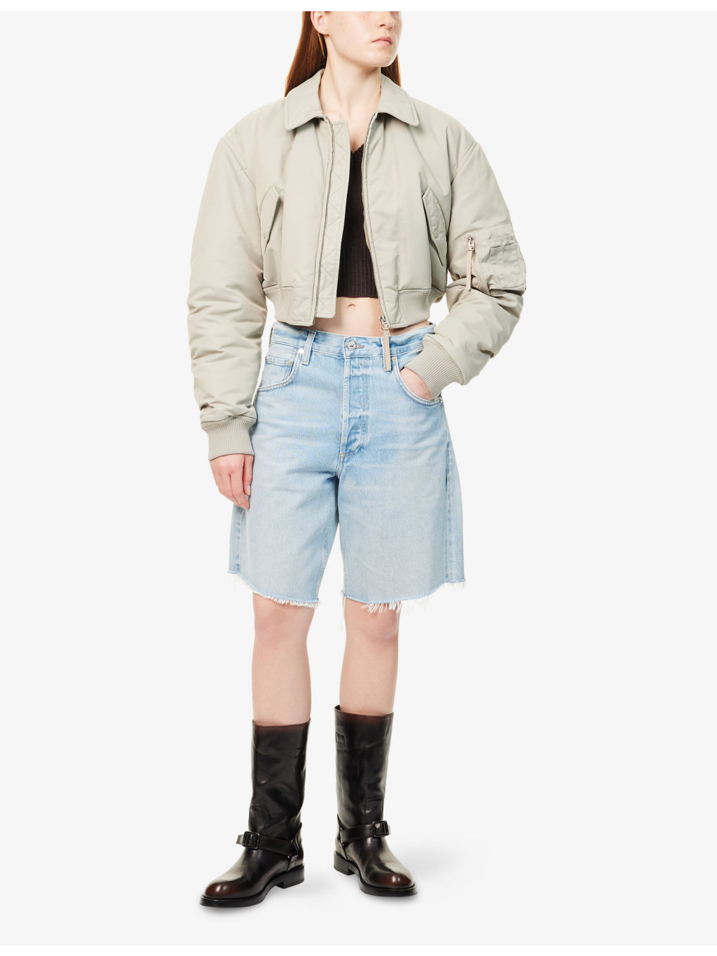 Ayla Baggy Denim Short - 2