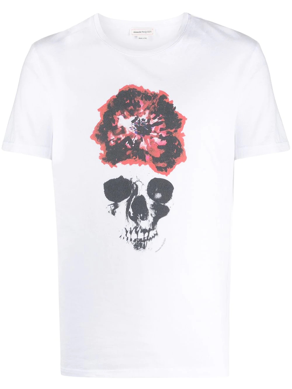 graphic skull print T-shirt - 1