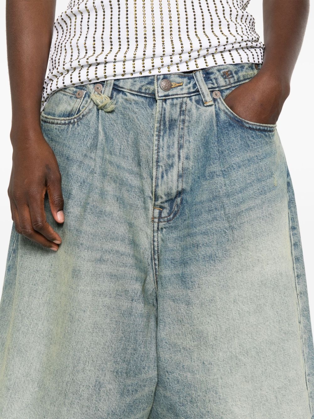 Jesse denim bermuda shorts - 5