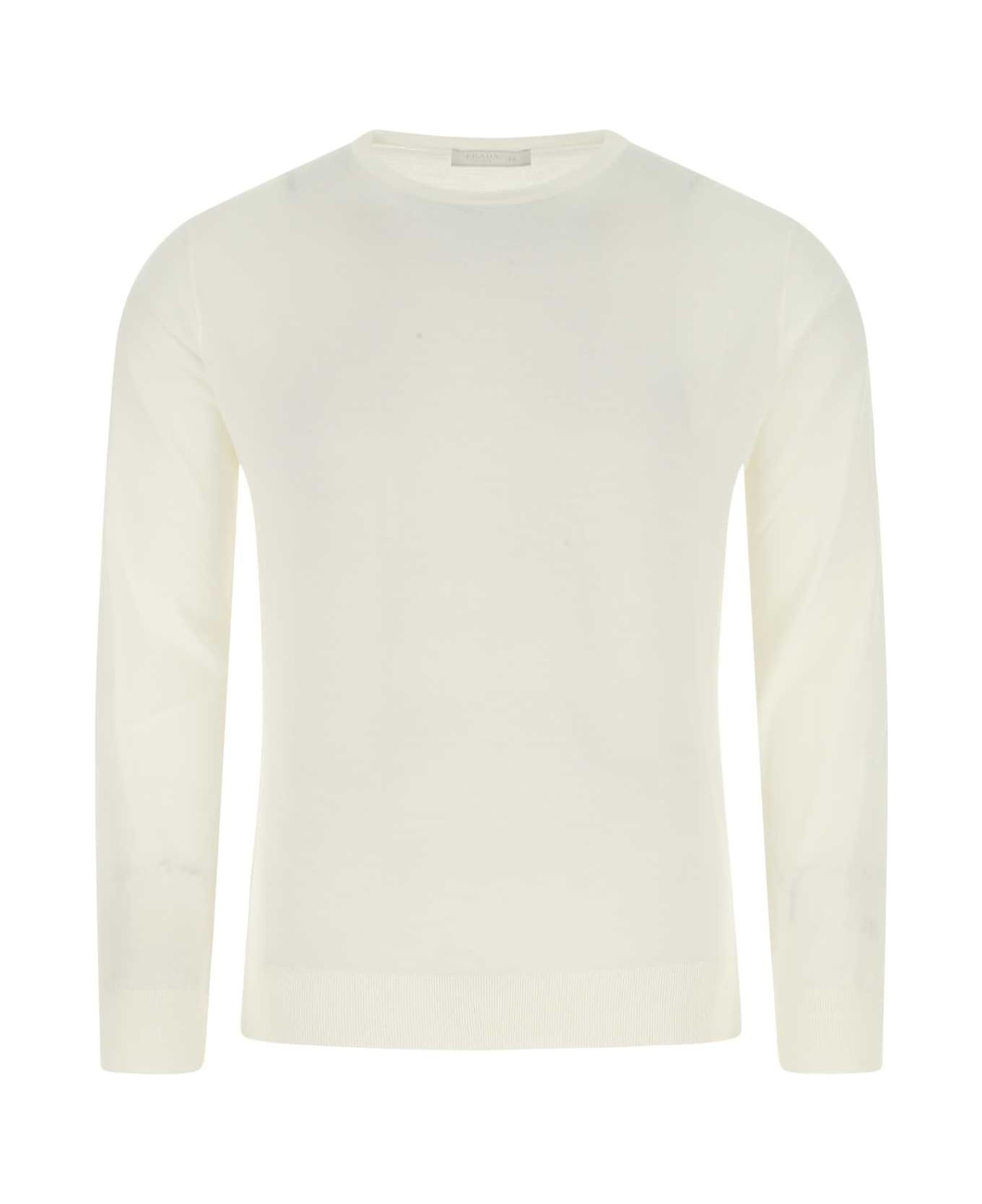 Ivory Wool Sweater - 1