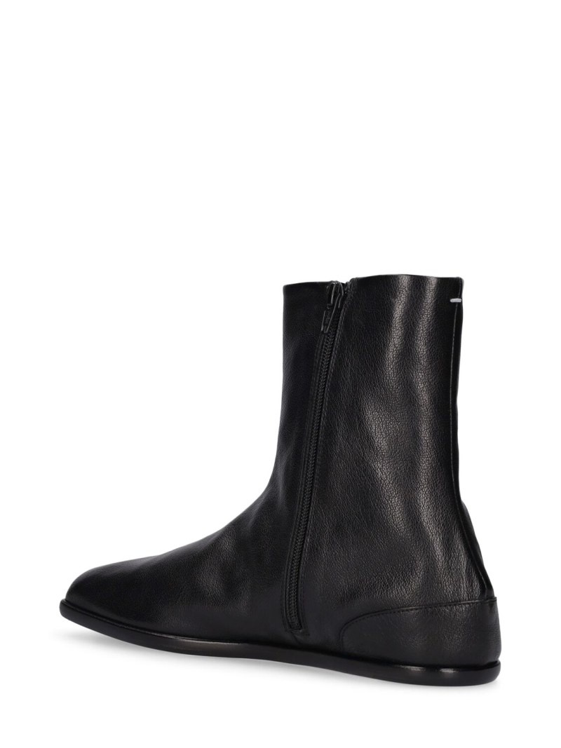 Tabi brushed leather boots - 4