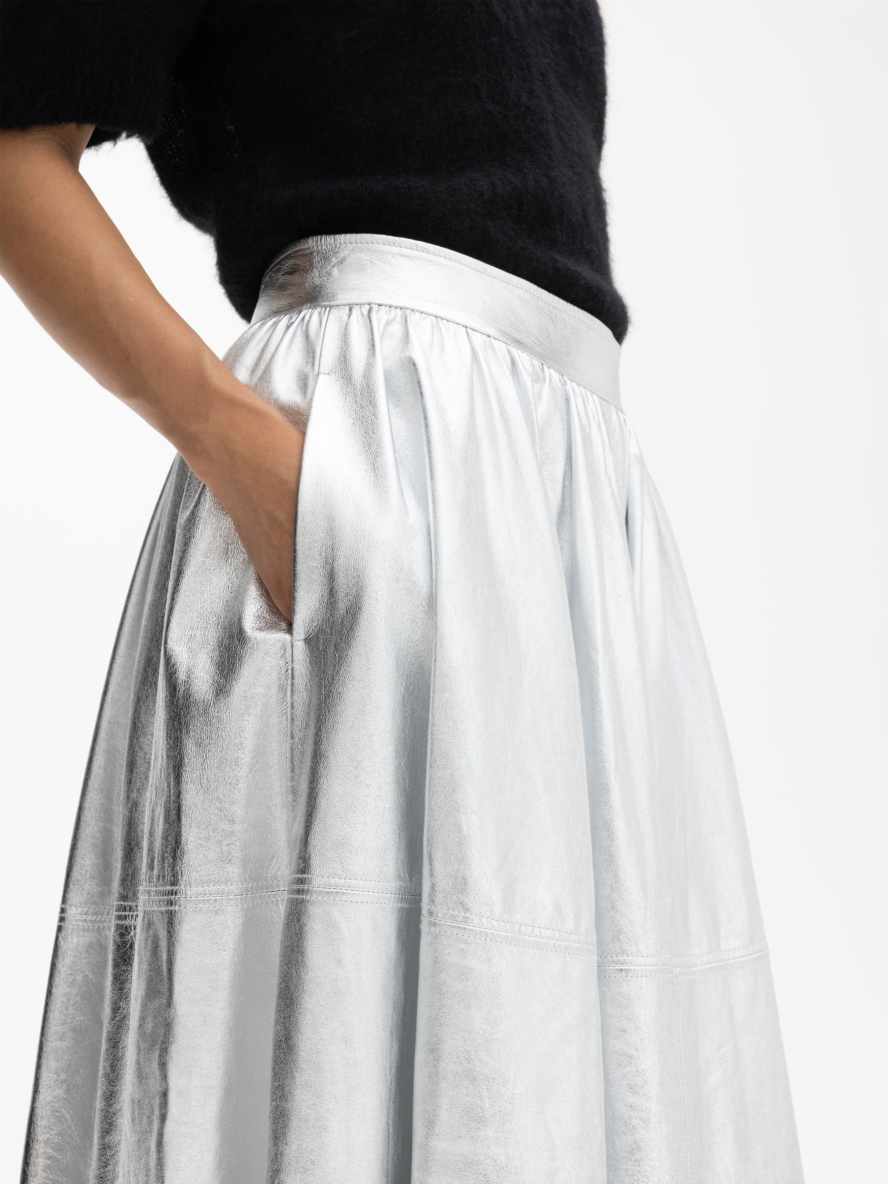 Leather skirt - 3